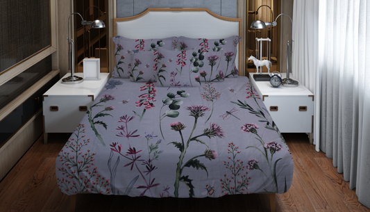 Wild Blossom – Vintage Floral Bedding Set