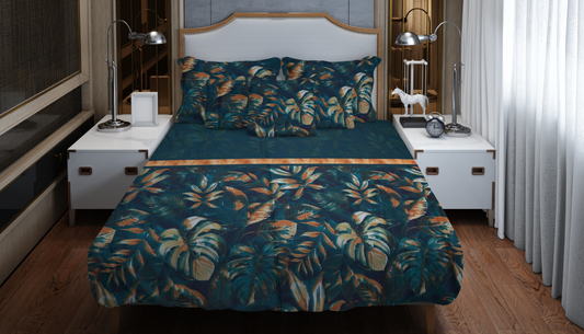 Tropical Midnight – Exotic Jungle Bedding Set